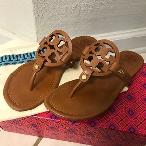 Tory Burch Miller Sandals size 7.5 NEW